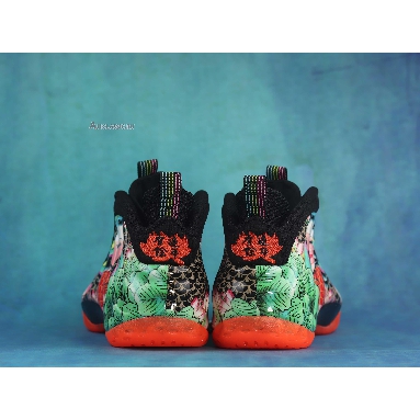 Nike Air Foamposite One Tianjin 744307-001 Black/Black-Lava Glow-Lakeside Mens Womens Shoes