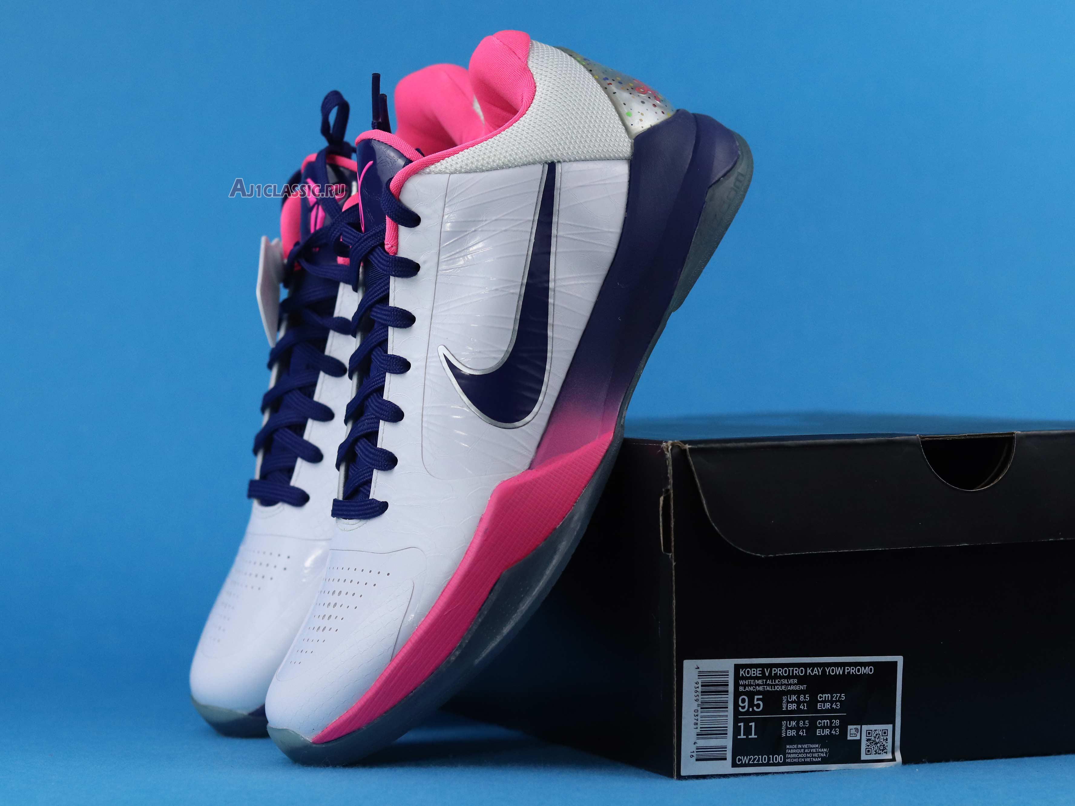 New Nike Zoom Kobe 5 Protro "Kay Yow" CW2210-100 Shoes