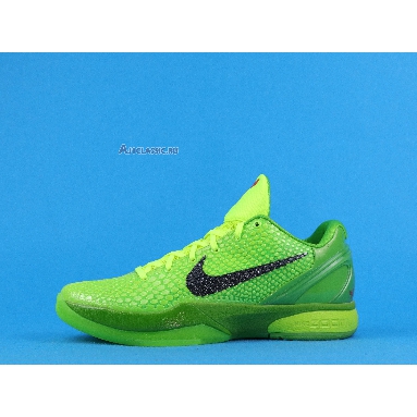 Nike Zoom Kobe 6 Protro Grinch CW2190-300 Green Apple/Volt/Crimson/Black Mens Womens Shoes