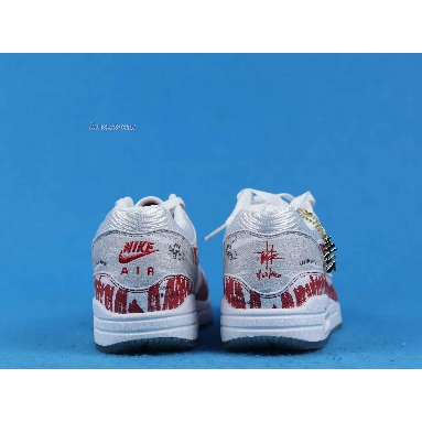 Nike Air Max 1 Sketch To Shelf - University Red CJ4286-101 White/University Red Mens Womens Shoes