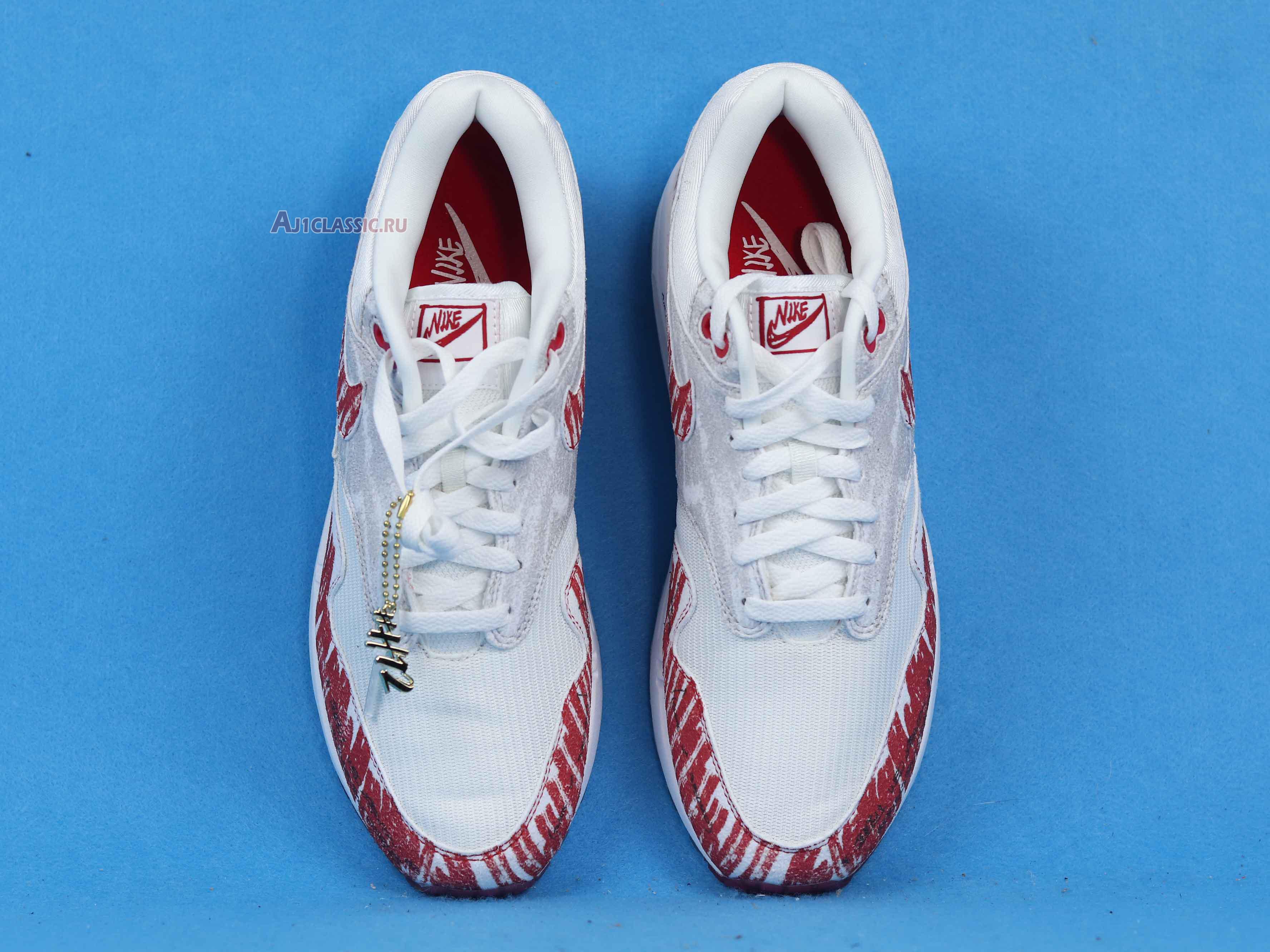 New Nike Air Max 1 "Sketch To Shelf - University Red" CJ4286-101 Shoes