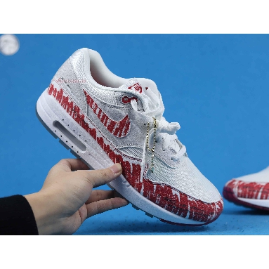 Nike Air Max 1 Sketch To Shelf - University Red CJ4286-101 White/University Red Mens Womens Shoes