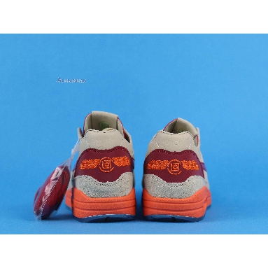 Clot x Nike Air Max 1 Kiss of Death DD1870-100 Net/Deep Red-Orange Blaze Mens Womens Shoes