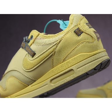 Travis Scott x Air Max 1 Saturn Gold D09392-700 Saturn Gold/Tea Tree Mist/Tent Mens Womens Shoes