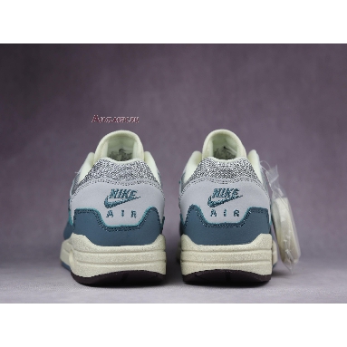 Patta x Nike Air Max 1 Noise Aqua DH1348-004 Metallic Silver/Noise Aqua/Pure Platinum Mens Womens Shoes