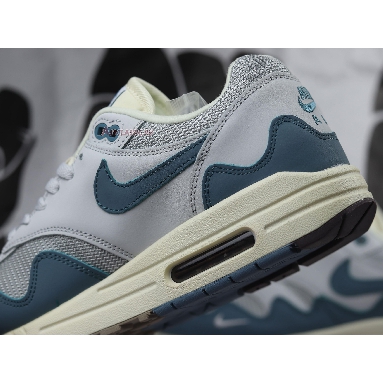 Patta x Nike Air Max 1 Noise Aqua DH1348-004 Metallic Silver/Noise Aqua/Pure Platinum Mens Womens Shoes