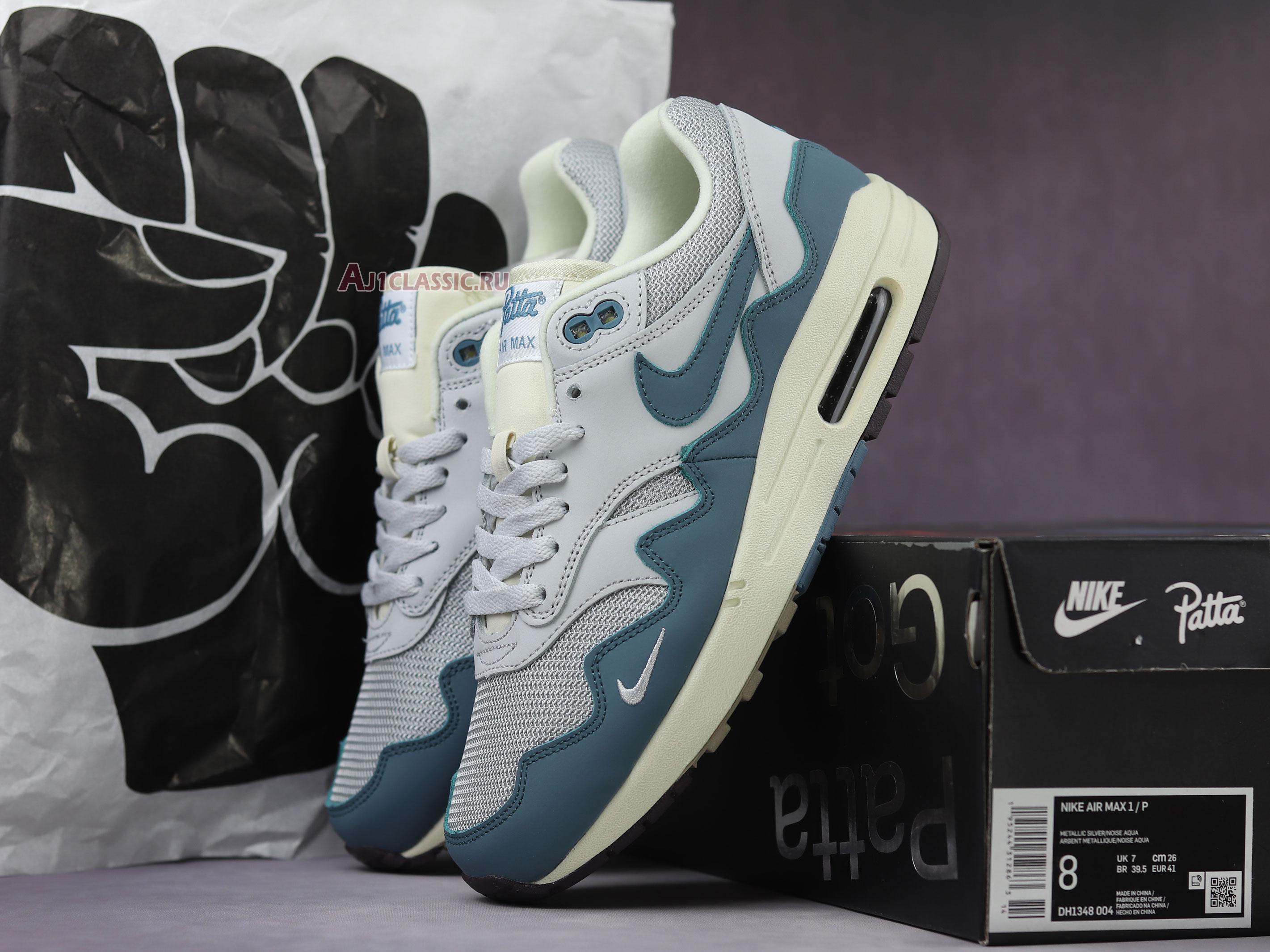 New Patta x Nike Air Max 1 "Noise Aqua" DH1348-004 Shoes