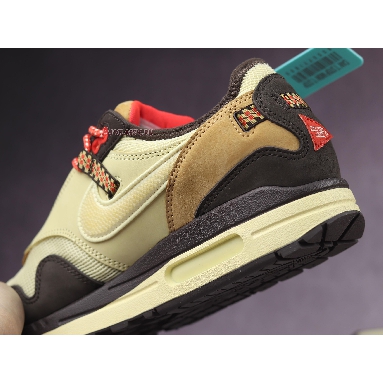 Travis Scott x Nike Air Max 1 Baroque Brown D09392-200 Baroque Brown/Lemon Drop/Wheat/Chile Red Mens Womens Shoes