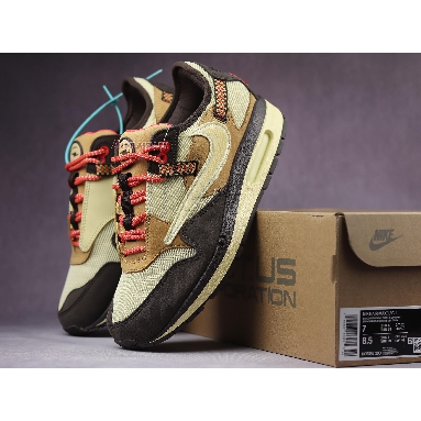 Travis Scott x Nike Air Max 1 Baroque Brown D09392-200 Baroque Brown/Lemon Drop/Wheat/Chile Red Mens Womens Shoes