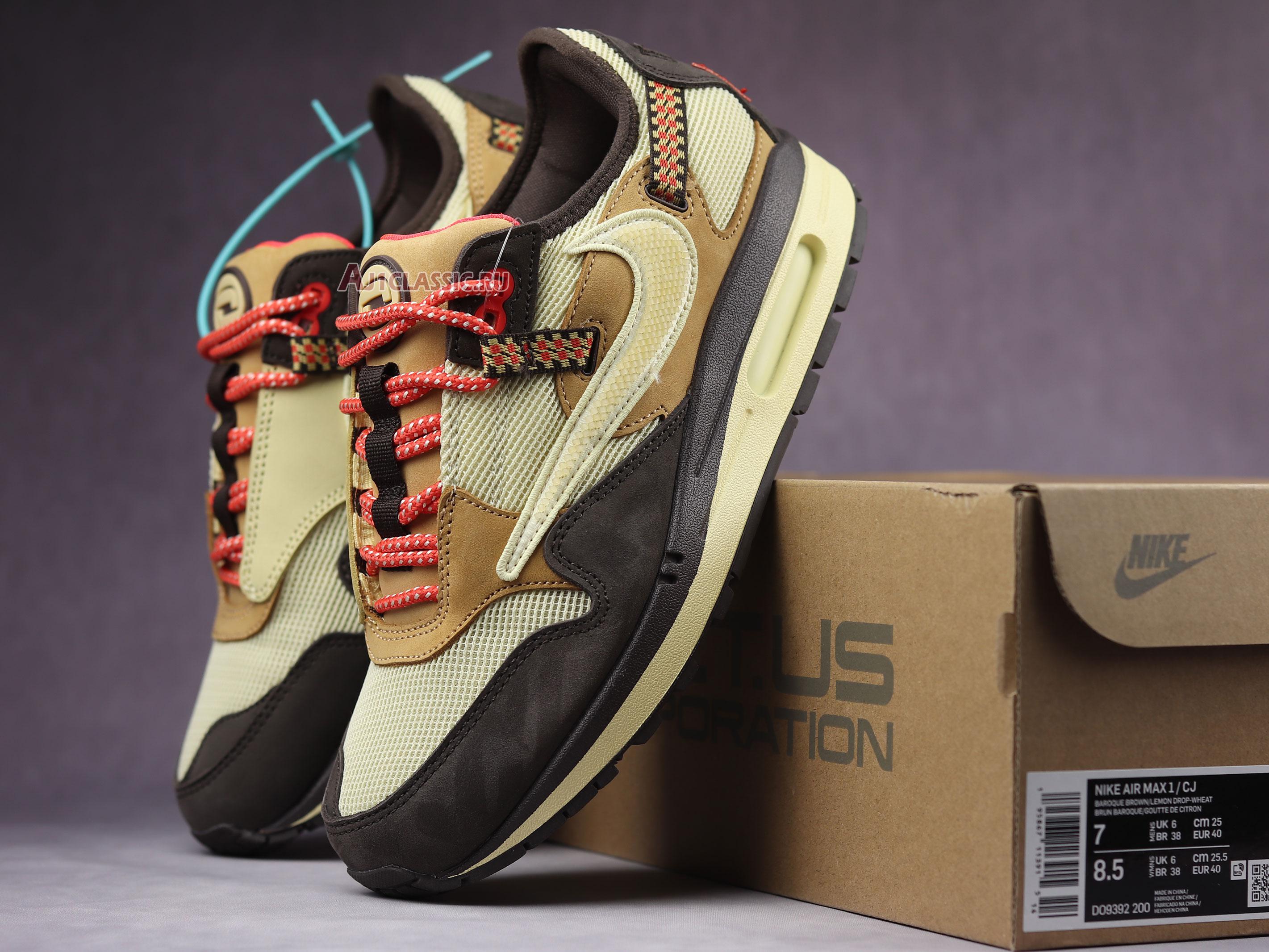 Travis Scott x Nike Air Max 1 "Baroque Brown" D09392-200