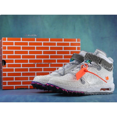 Off-White x Nike Air Force 1 Mid White DO6290-100 White/Clear/White Mens Womens Shoes