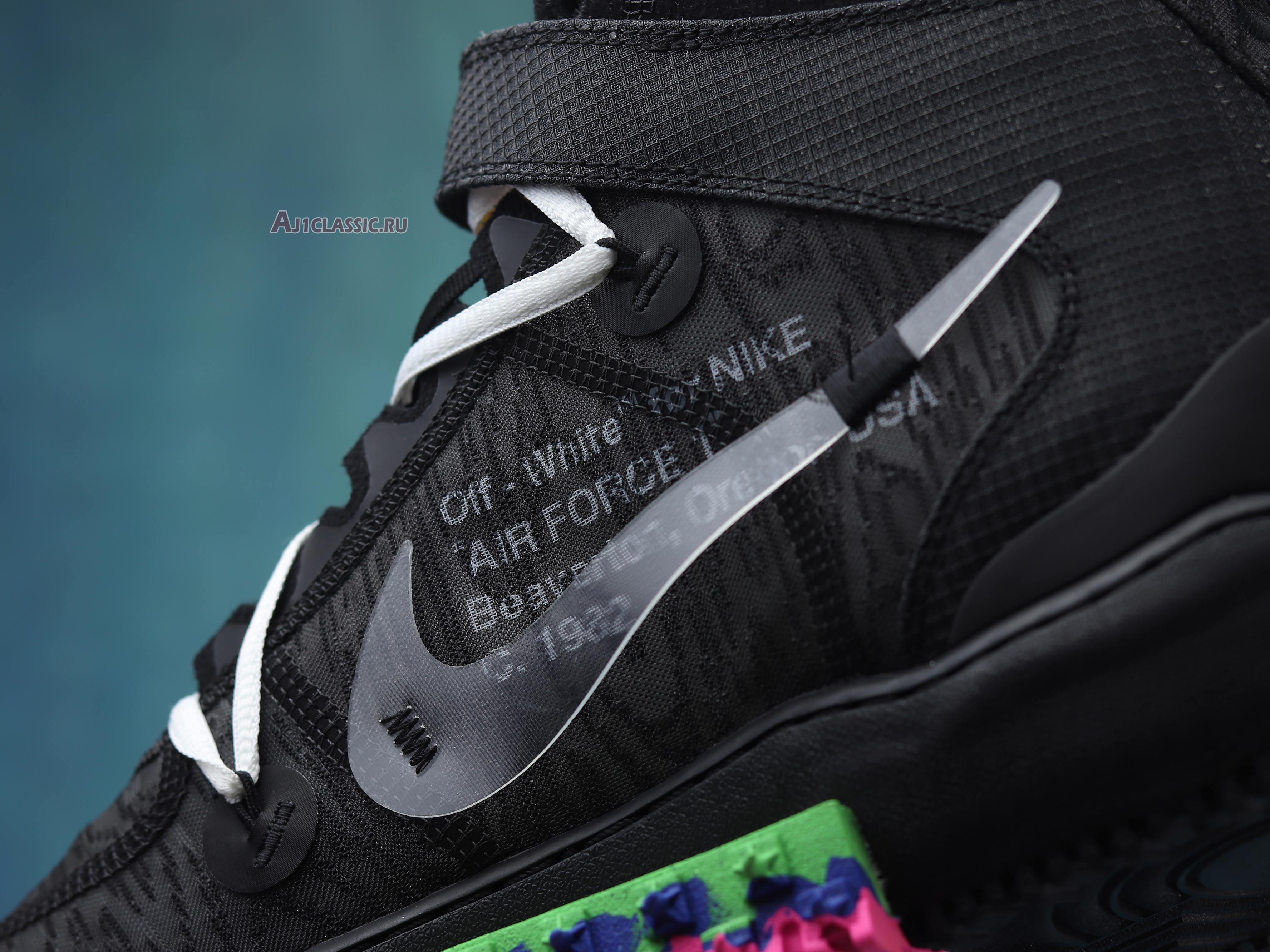 Off-White x Nike Air Force 1 Mid "Black" DO6290-001