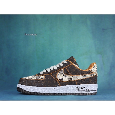 Nike x Louis Vuitton Air Force 1 - NAF1LV Brown/White Mens Womens Shoes