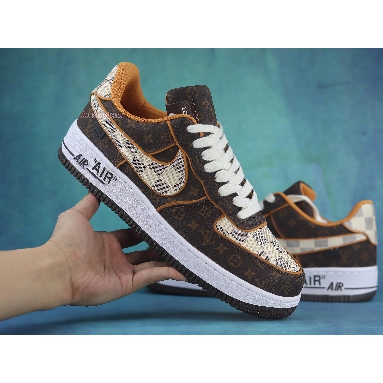 Nike x Louis Vuitton Air Force 1 - NAF1LV Brown/White Mens Womens Shoes