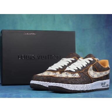 Nike x Louis Vuitton Air Force 1 - NAF1LV Brown/White Mens Womens Shoes