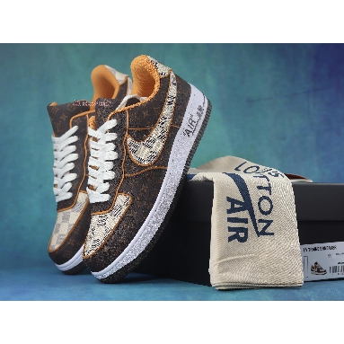 Nike x Louis Vuitton Air Force 1 - NAF1LV Brown/White Mens Womens Shoes