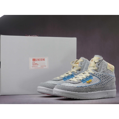 Union LA x Air Jordan 2 Retro SP Grey Fog DN3802-001 Grey Fog/Siren Red/Light Smoke Grey Mens Womens Shoes