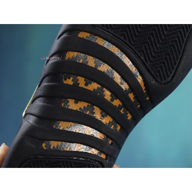 Air Jordan 12 Retro Black Taxi CT8013-071 Black/Taxi/Gold Sneakers