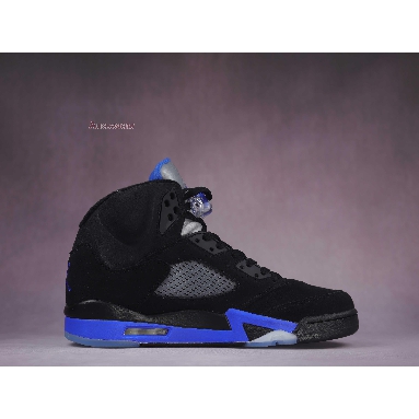 Air Jordan 5 Retro Racer Blue CT4838-004 Black/Racer Blue/Reflective Silver Sneakers