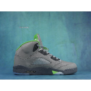 Air Jordan 5 Retro Green Bean 2022 DM9014-003 Silver/Green Bean/Flint Grey Sneakers