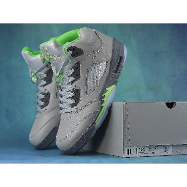 Air Jordan 5 Retro Green Bean 2022 DM9014-003 Silver/Green Bean/Flint Grey Sneakers