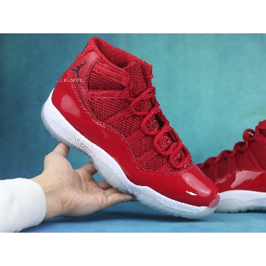 Air Jordan 11 Retro Win Like 96 378037-623-02 Gym Red/White-Black Mens Womens Shoes