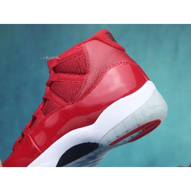 Air Jordan 11 Retro Win Like 96 378037-623-02 Gym Red/White-Black Mens Womens Shoes