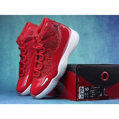 Air Jordan 11 Retro Win Like 96 378037-623-02 Gym Red/White-Black Mens Womens Shoes