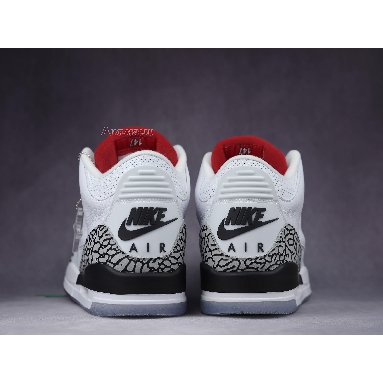 Air Jordan 3 Retro NRG Free Throw Line 923096-101-02 White/Fire Red-Cement Grey-Black Sneakers