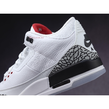 Air Jordan 3 Retro NRG Free Throw Line 923096-101-02 White/Fire Red-Cement Grey-Black Sneakers