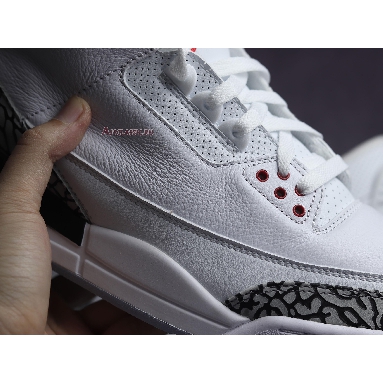 Air Jordan 3 Retro NRG Free Throw Line 923096-101-02 White/Fire Red-Cement Grey-Black Sneakers