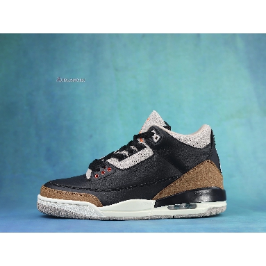 Air Jordan 3 Retro Desert Elephant CT8532-008 Black/Rush Orange-Fossil Stone-Sail Sneakers