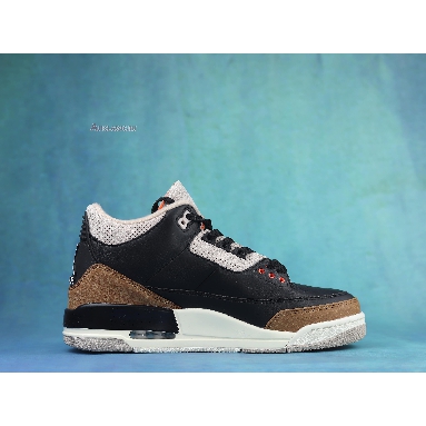 Air Jordan 3 Retro Desert Elephant CT8532-008 Black/Rush Orange-Fossil Stone-Sail Sneakers