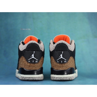 Air Jordan 3 Retro Desert Elephant CT8532-008 Black/Rush Orange-Fossil Stone-Sail Sneakers