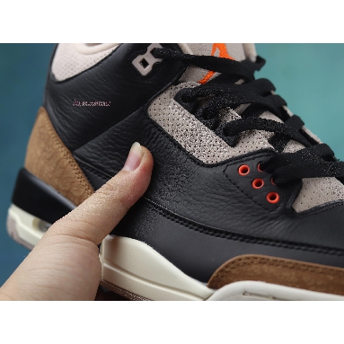 Air Jordan 3 Retro Desert Elephant CT8532-008 Black/Rush Orange-Fossil Stone-Sail Sneakers