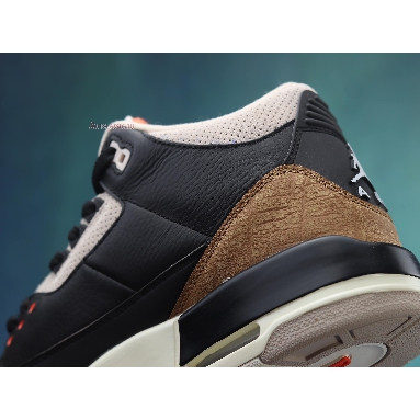 Air Jordan 3 Retro Desert Elephant CT8532-008 Black/Rush Orange-Fossil Stone-Sail Sneakers