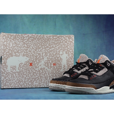 Air Jordan 3 Retro Desert Elephant CT8532-008 Black/Rush Orange-Fossil Stone-Sail Sneakers