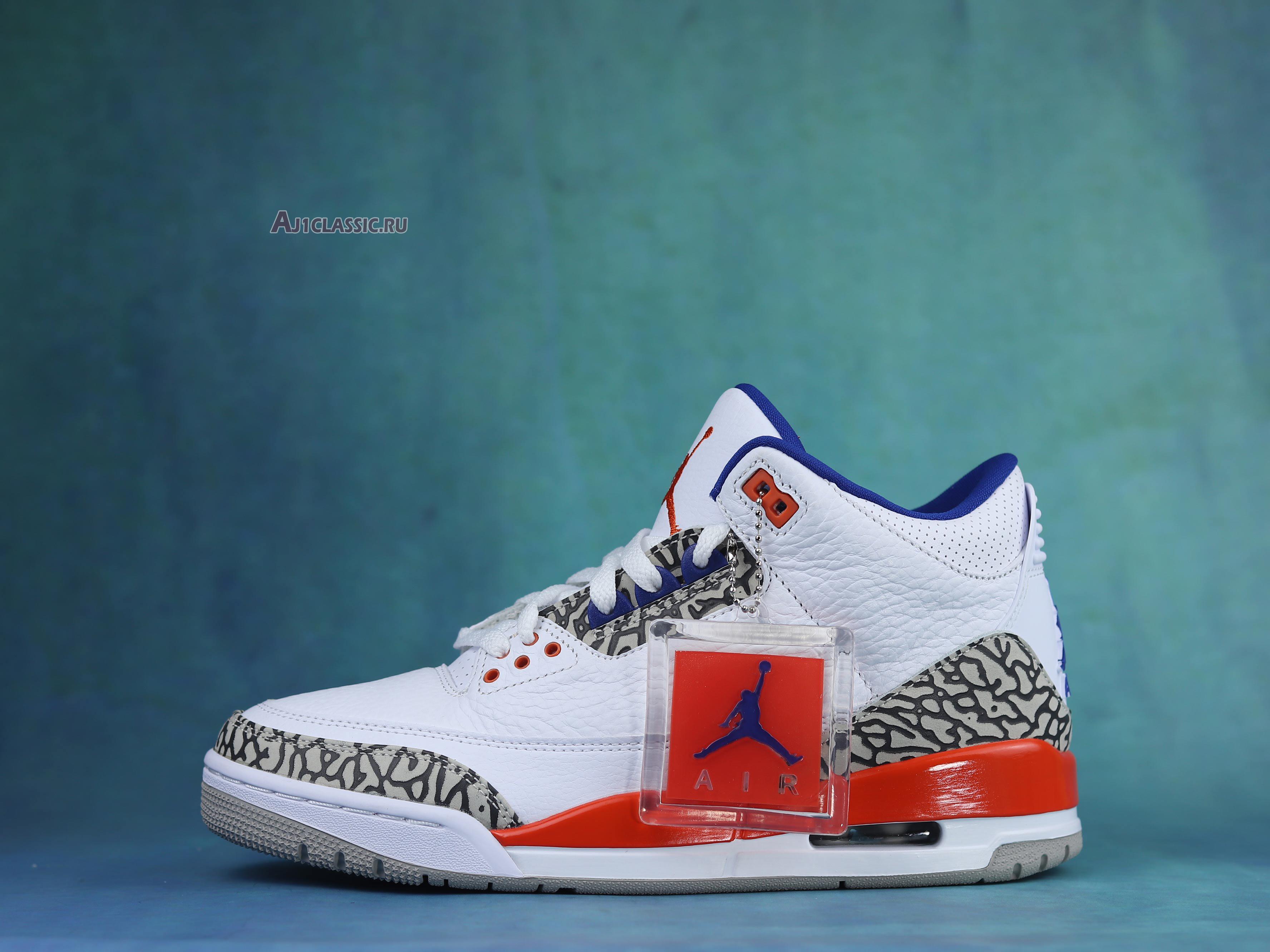 New Air Jordan 3 Retro "Knicks" 136064-148 Shoes