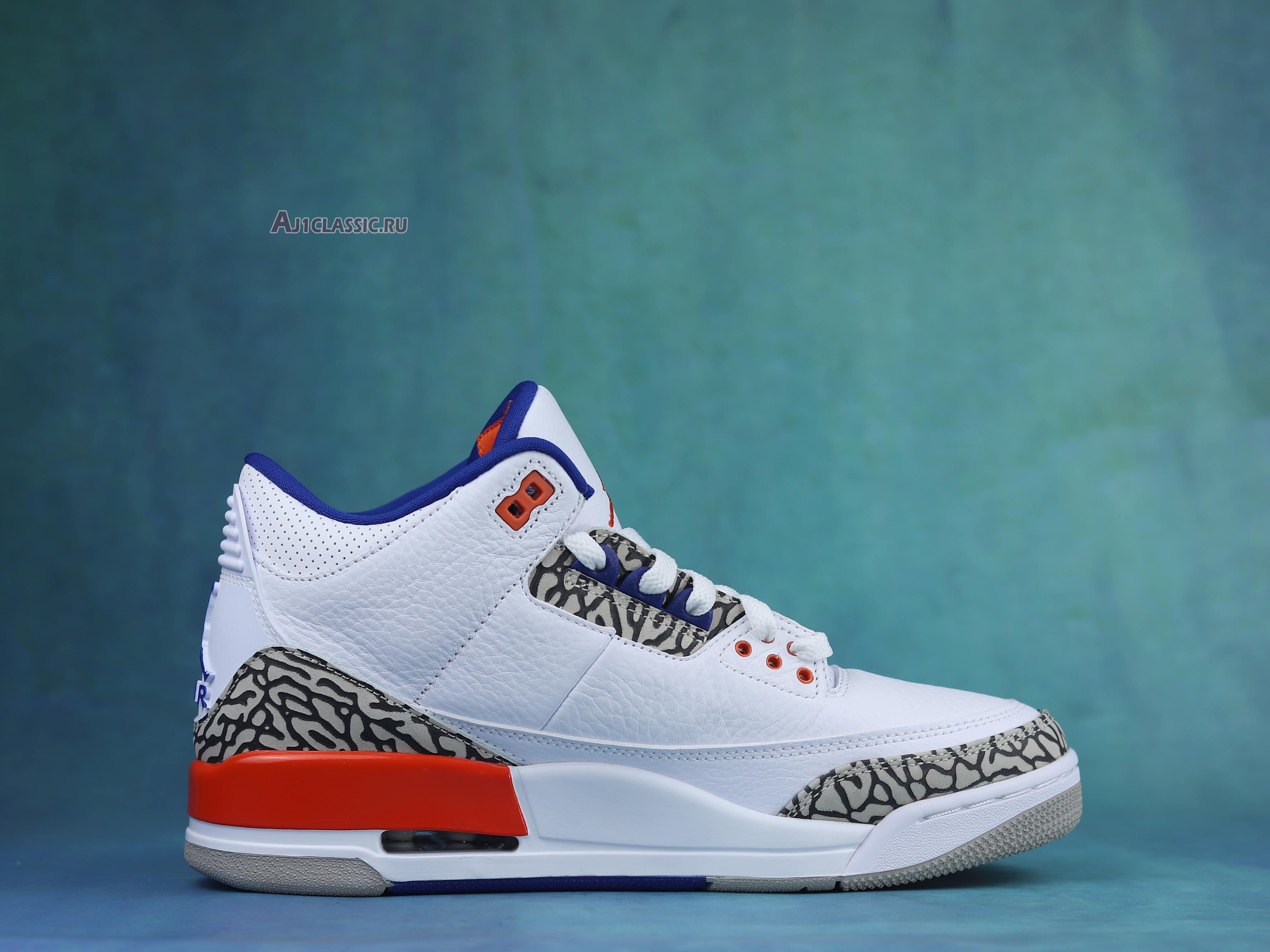 New Air Jordan 3 Retro "Knicks" 136064-148 Shoes