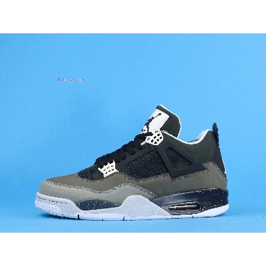 Air Jordan 4 Retro Fear 626969-030-02 Black/White-Cool Grey-Pr Pltnm Mens Womens Shoes