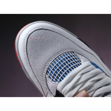 Air Jordan 4 Retro SE What The 4 CI1184-146-02 White/Military Blue-Fire Red-Tech Grey Sneakers