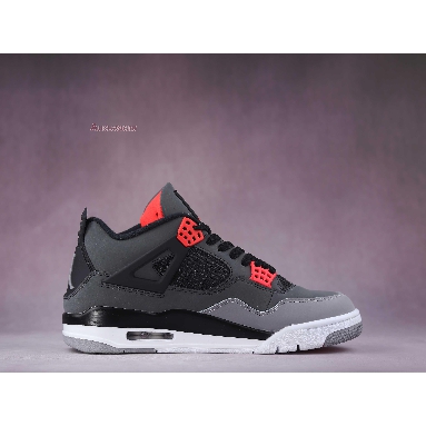 Air Jordan 4 Retro Infrared DH6927-061 Dark Grey/Infrared 23/Black/Cement Grey Sneakers