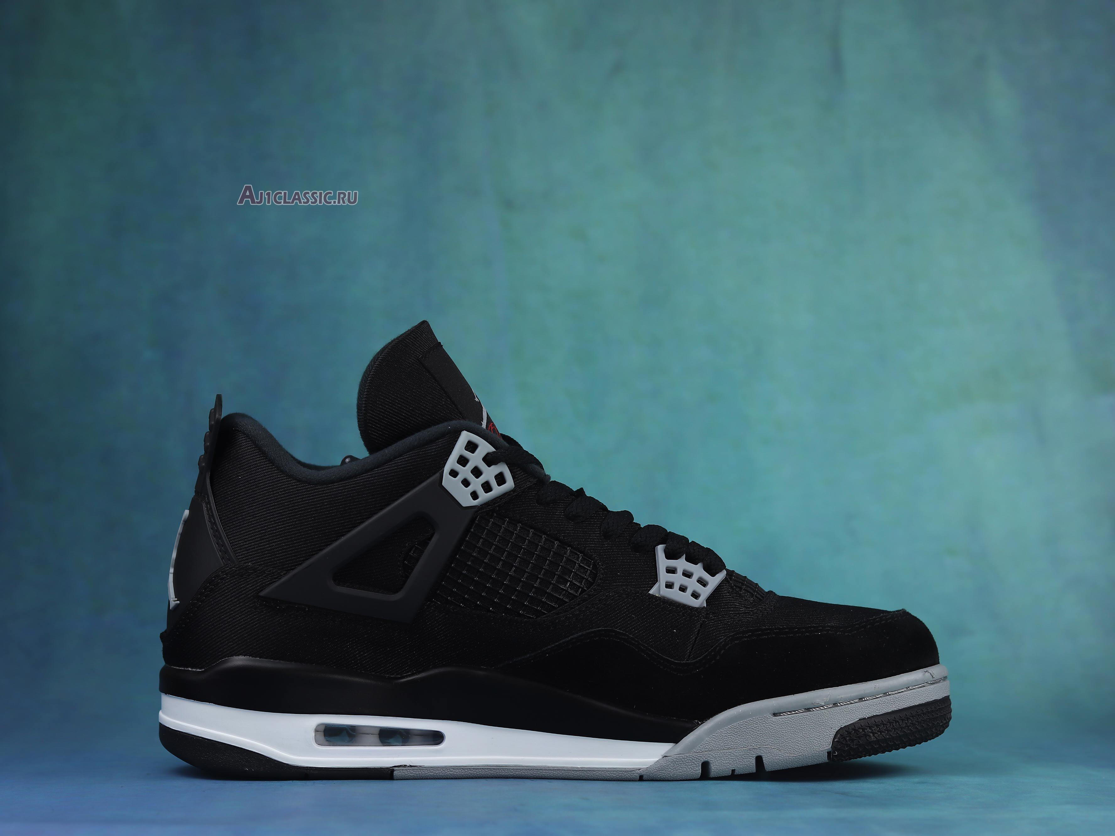 New Air Jordan 4 Retro "Black Canvas" DH7138-006 Shoes