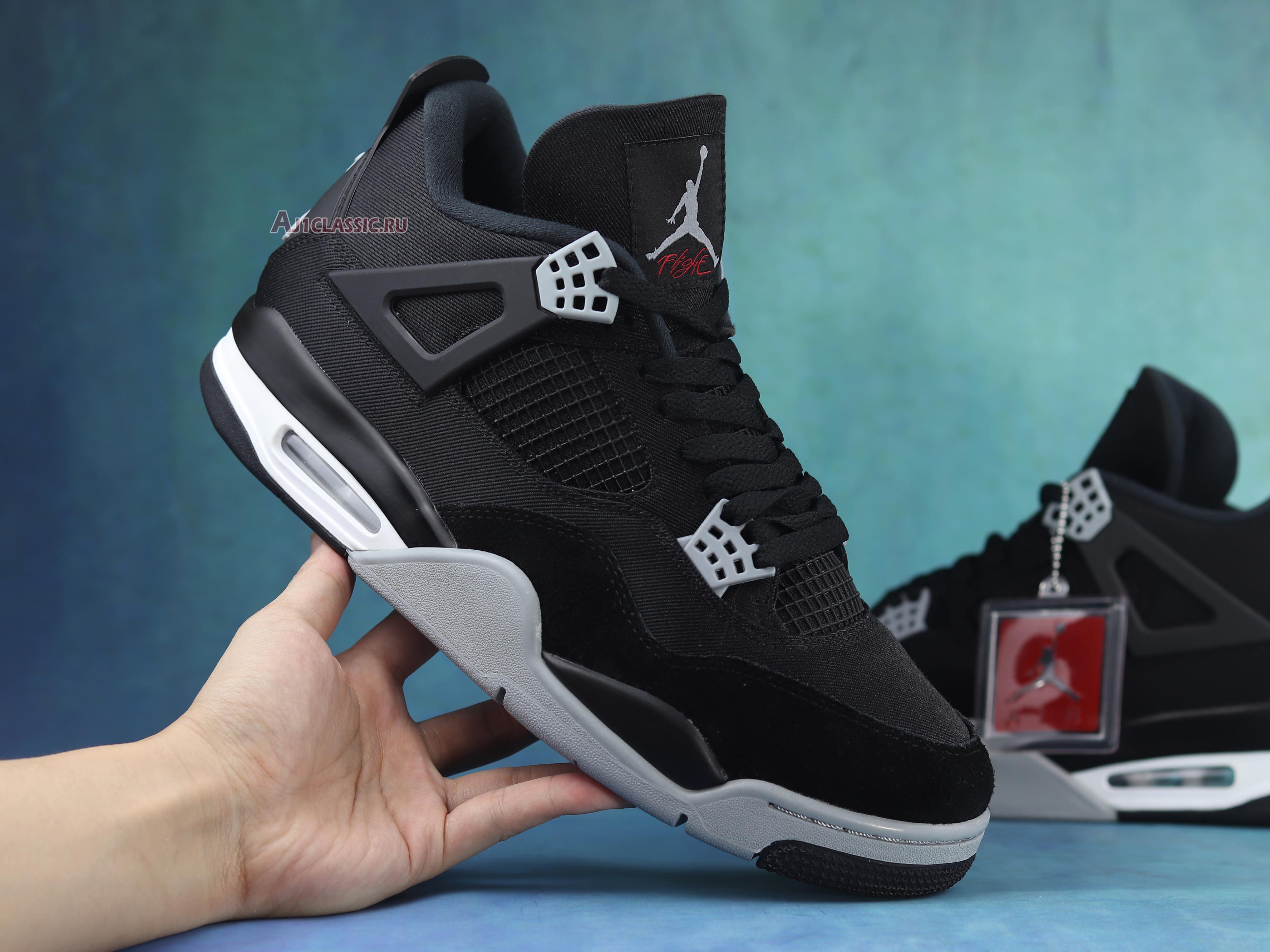 Air Jordan 4 Retro "Black Canvas" DH7138-006