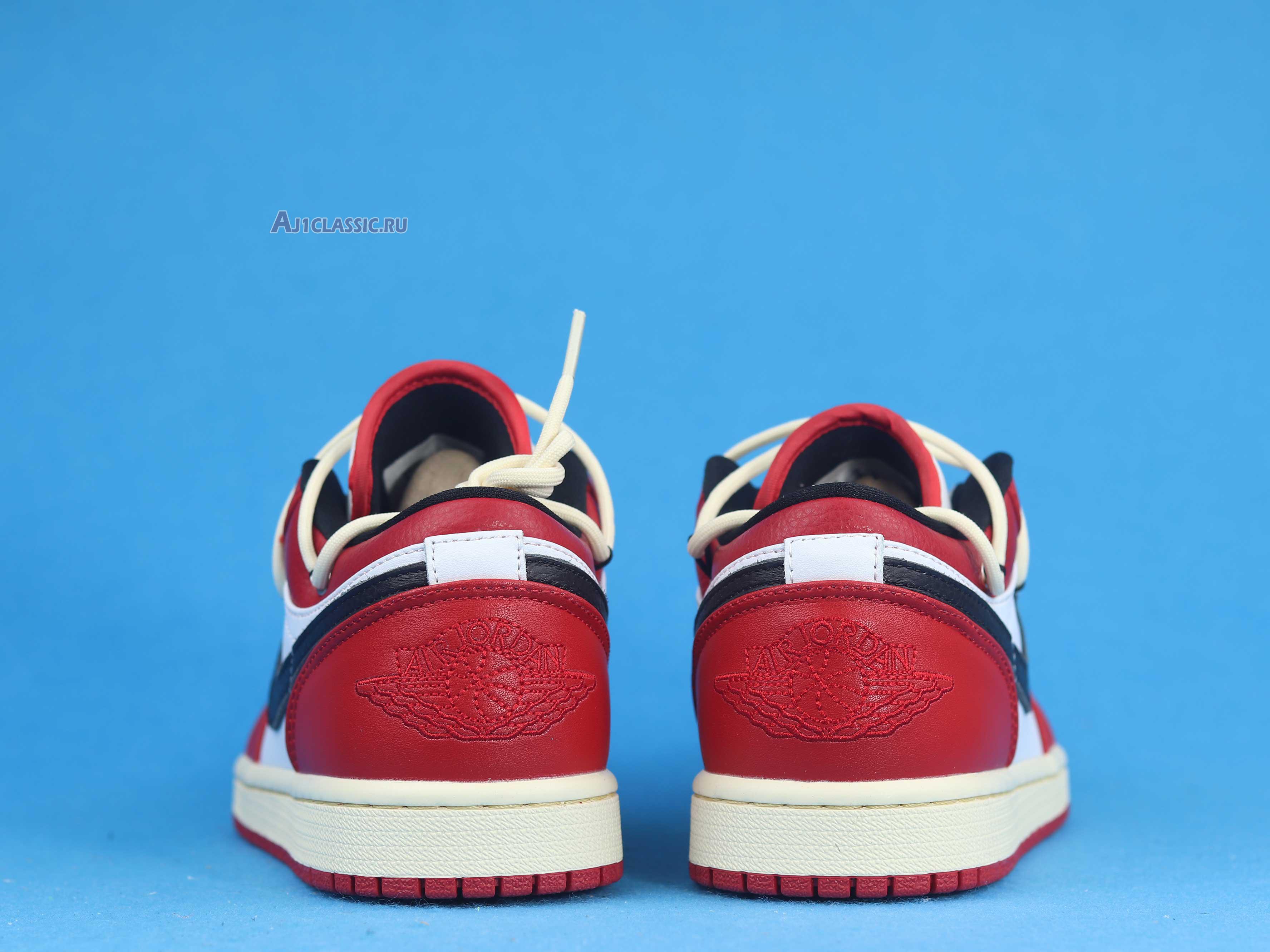 New Air Jordan 1 Low Flywire Lacing "Chicago" 553558-118-02 Shoes