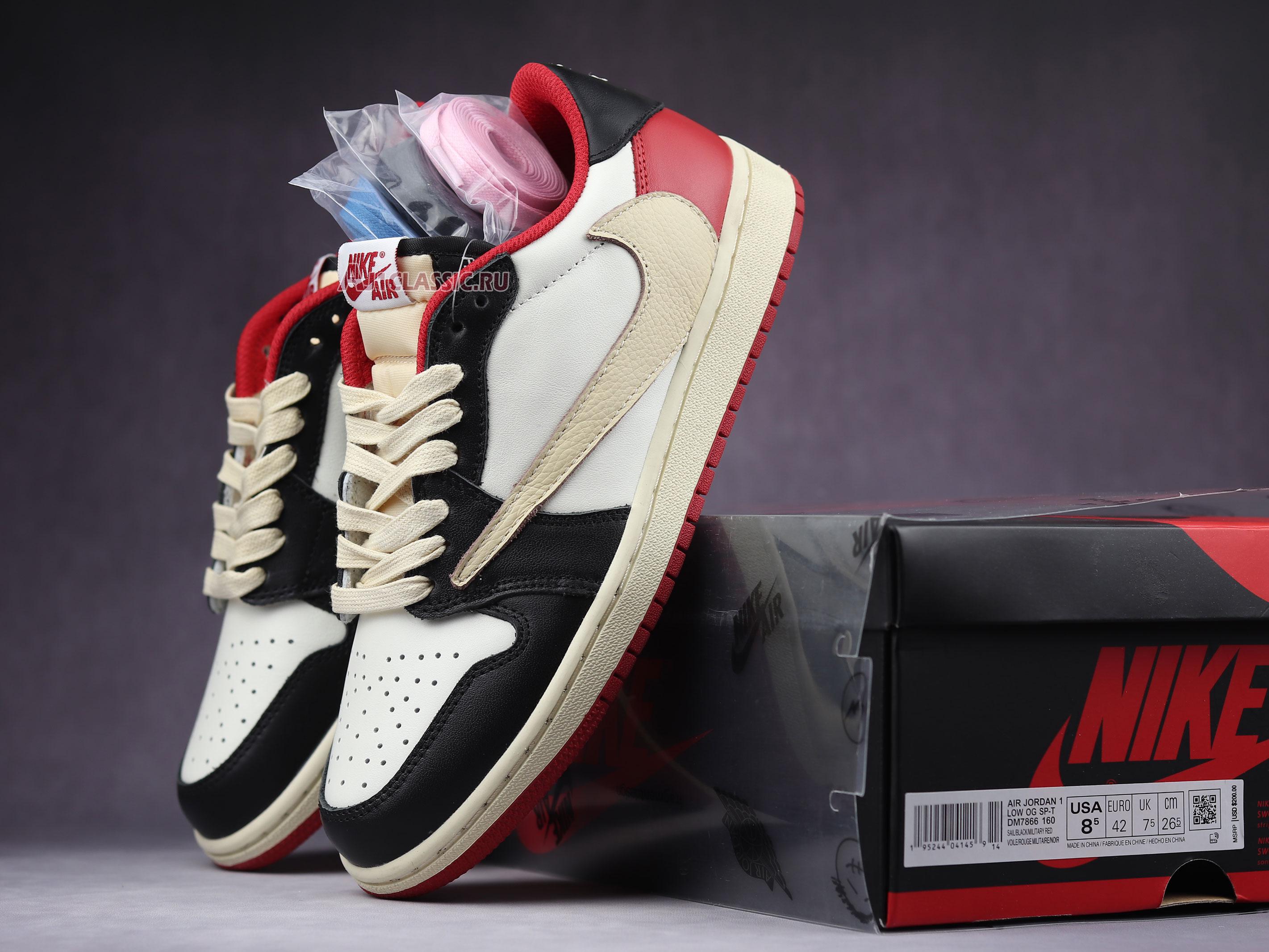 New Fragment Design x Travis Scott x Air Jordan 1 Retro Low Red DM7866-140-02 Shoes