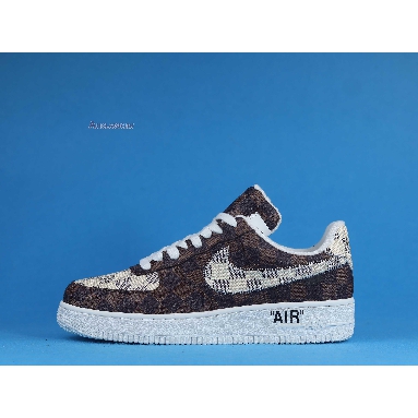 Nike x Louis Vuitton Air Force 1 Low Brown NAF1LV-02 Brown/White Mens Womens Shoes