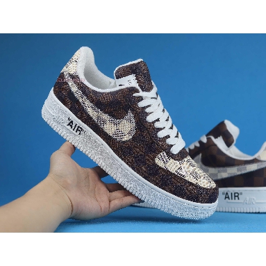 Nike x Louis Vuitton Air Force 1 Low Brown NAF1LV-02 Brown/White Mens Womens Shoes