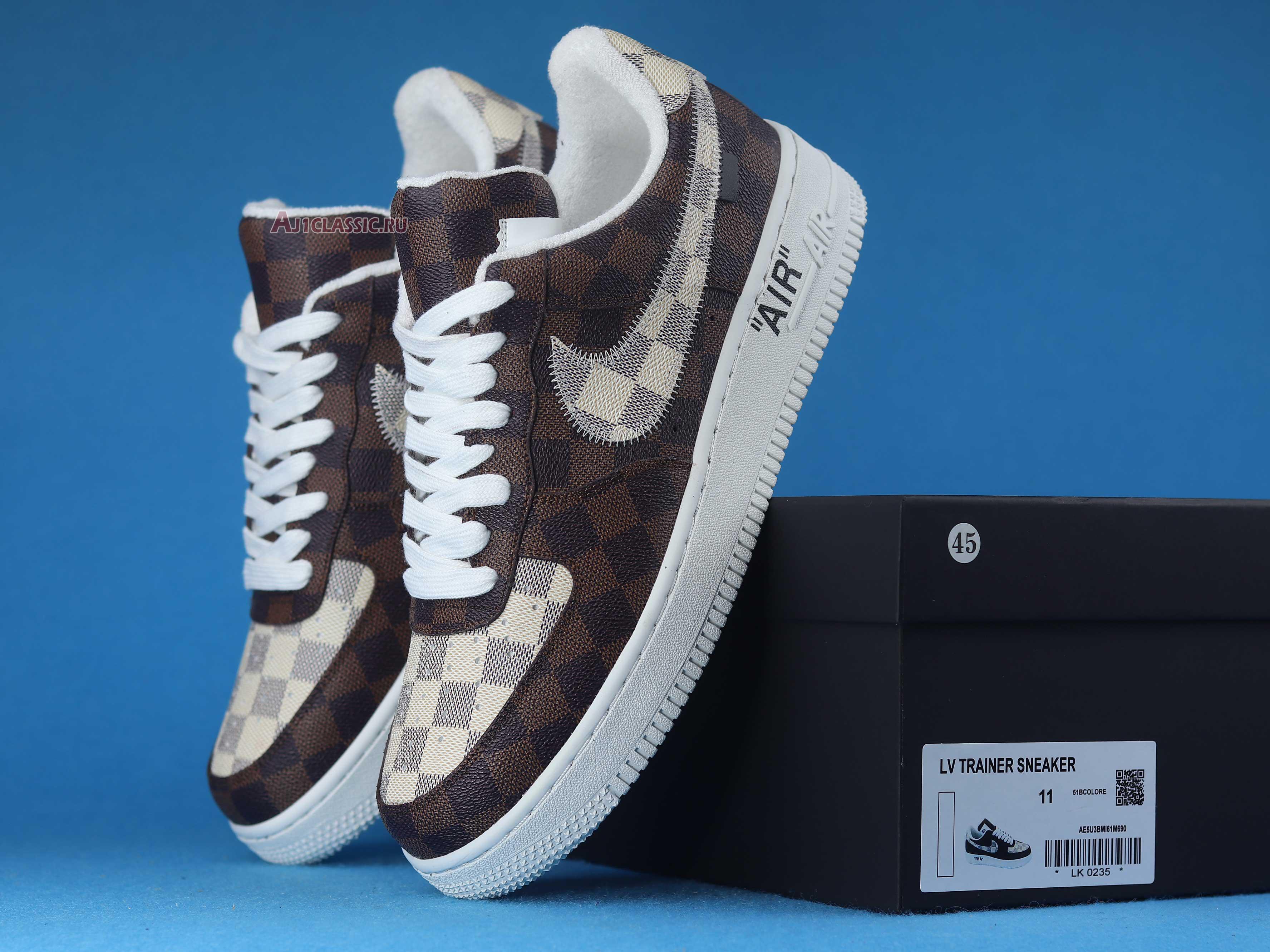 New Nike x Louis Vuitton Air Force 1 Low "Brown" NAF1LV-02 Shoes