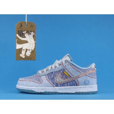 Union LA x Nike Dunk Low Passport Pack - Argon DJ9649-400 Hyper Royal/White/Psychic Blue Mens Womens Shoes